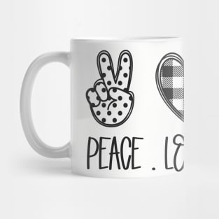 peace love books Mug